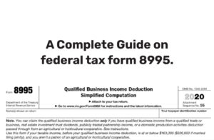 tax form 8995