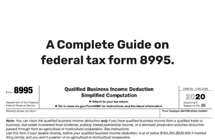 tax form 8995