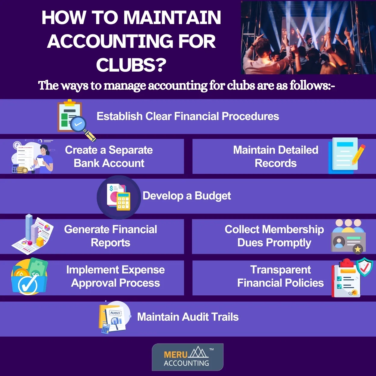 accounting for clubs